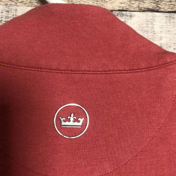Peter Millar Crown Crafted 1/4 Zip Golf Pullover Large Pink Casual - Picture 8 of 10